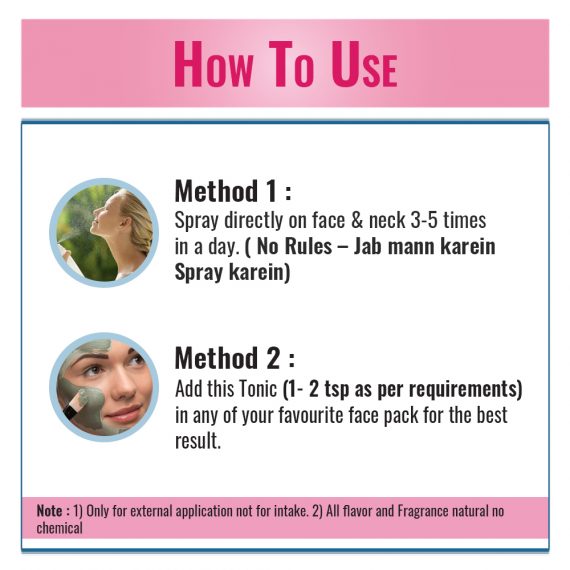 Face Tonic How to use