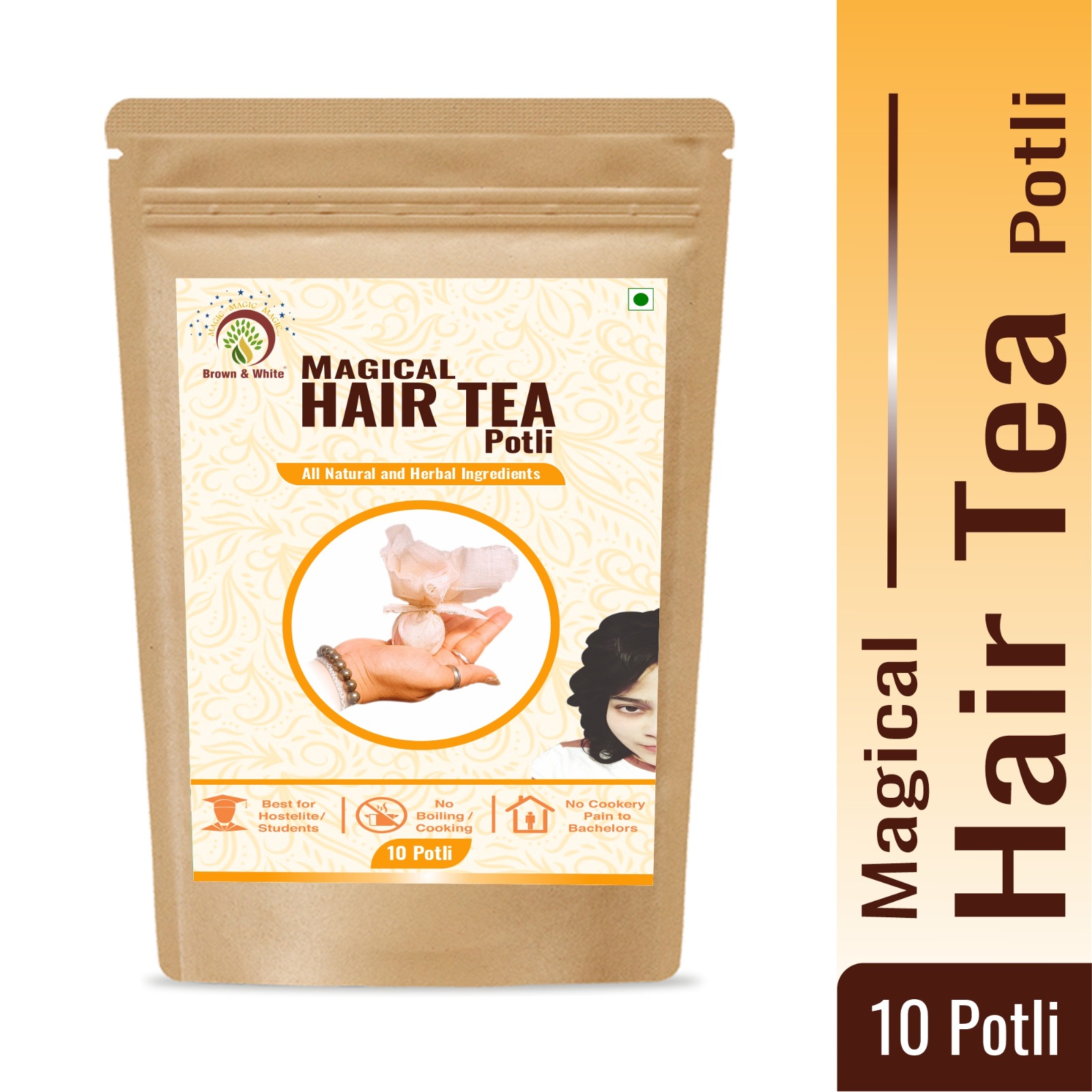 Magical Hair Tea 10 Potli Main