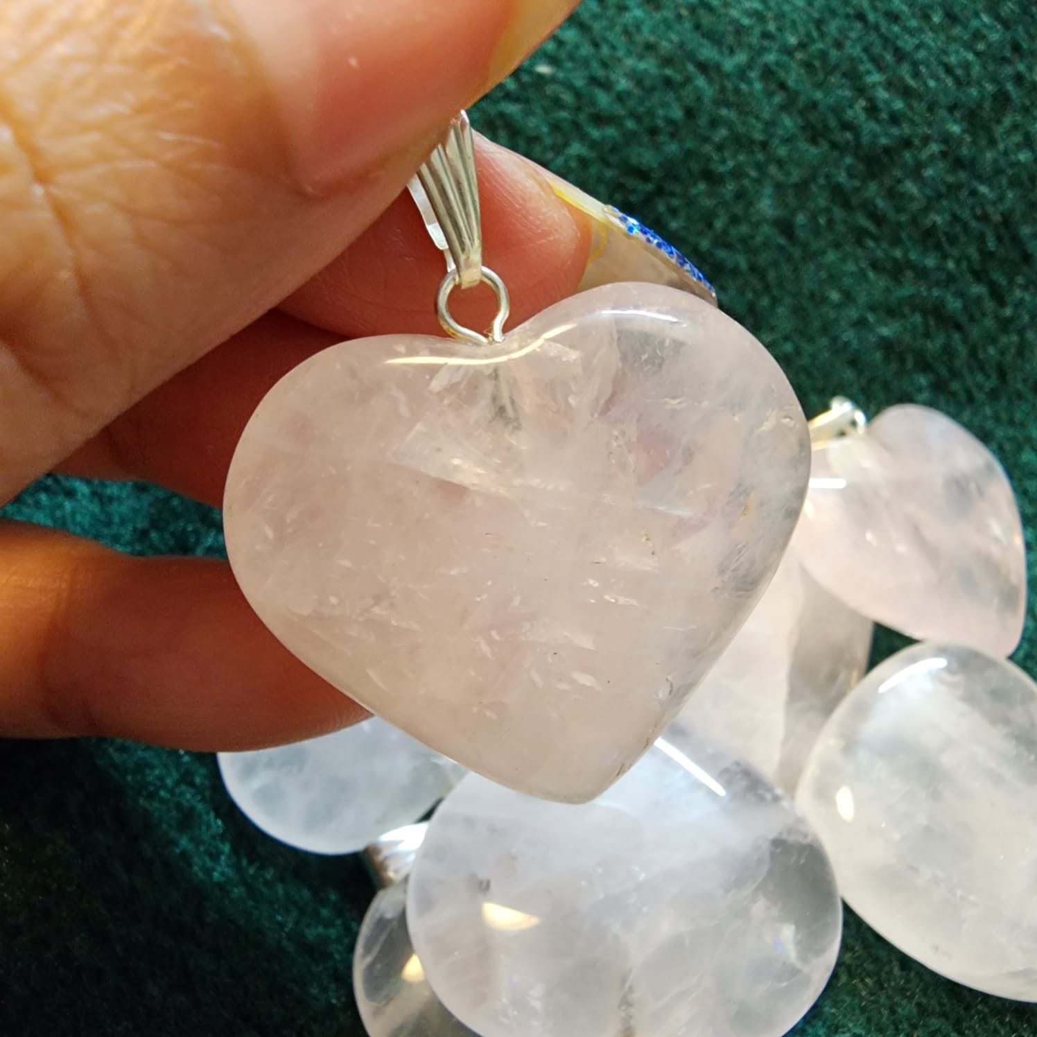 Rose Quartz Heart Necklace - Shop online – RockMama.com
